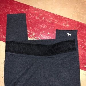 PINK Grey Charcoal Yoga Legging